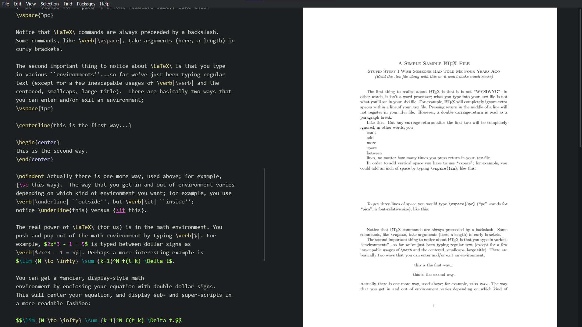 How To Write Latex In Atom Setup Atom As Your Latex Editor By Maarten De Baecke Medium