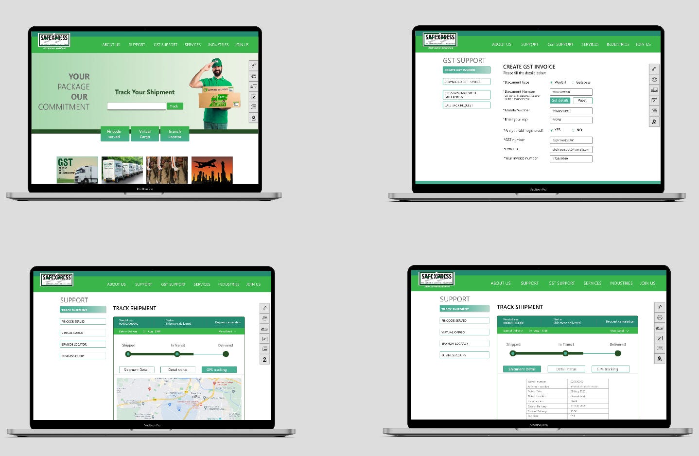 SafeXpress website — a UI/UX case study by Jinisha Lodaya UX