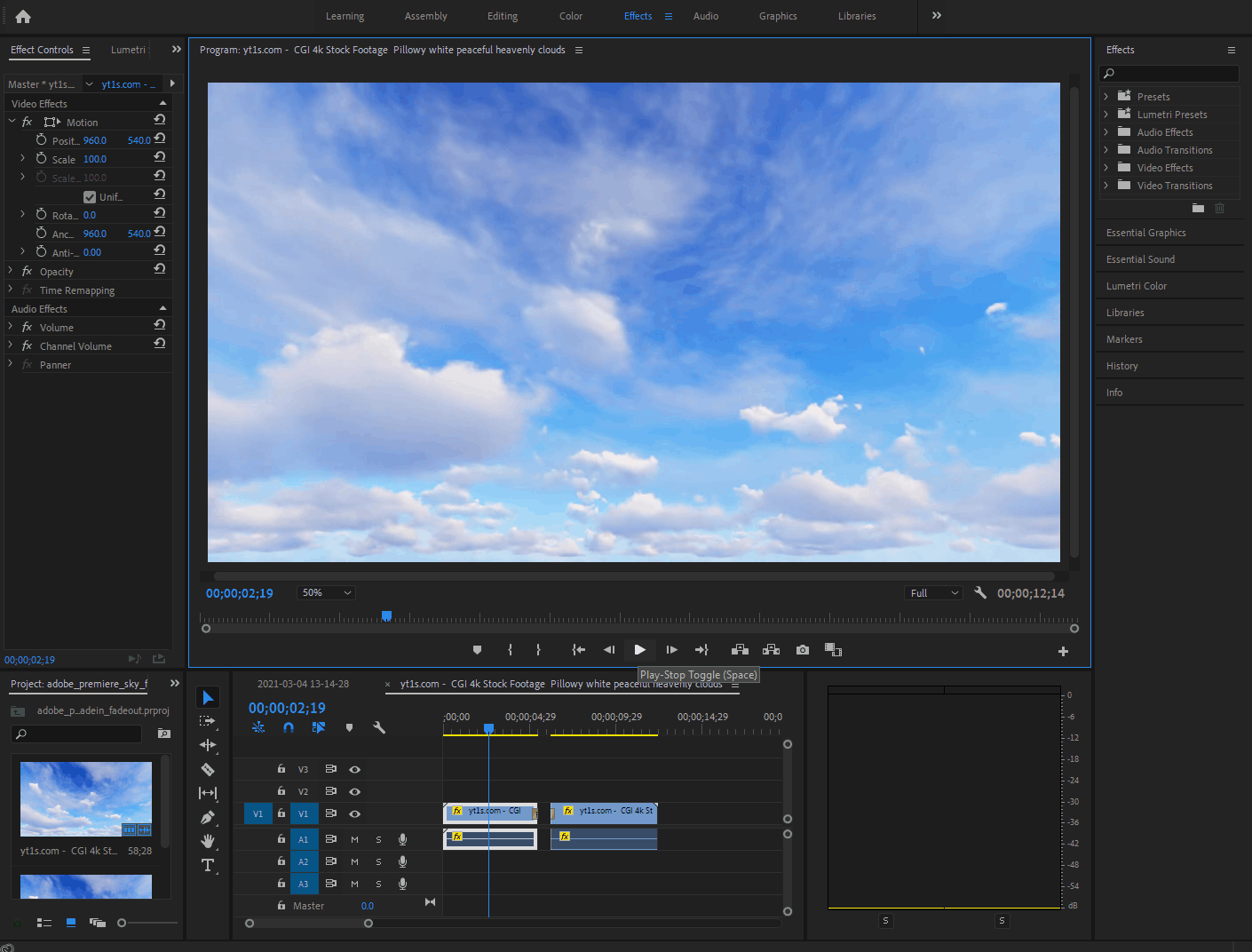 using adobe premiere with pictures