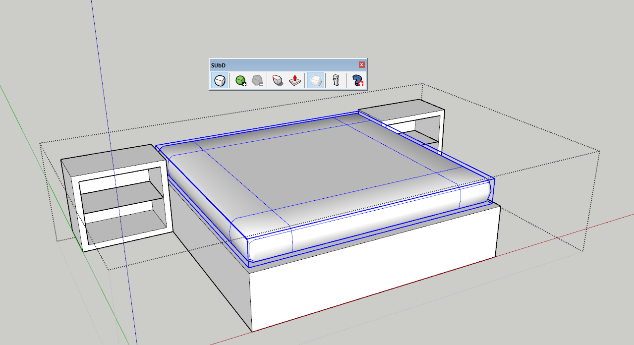How to create a Mattress in Sketchup using SubD Plugin? by Archgyan