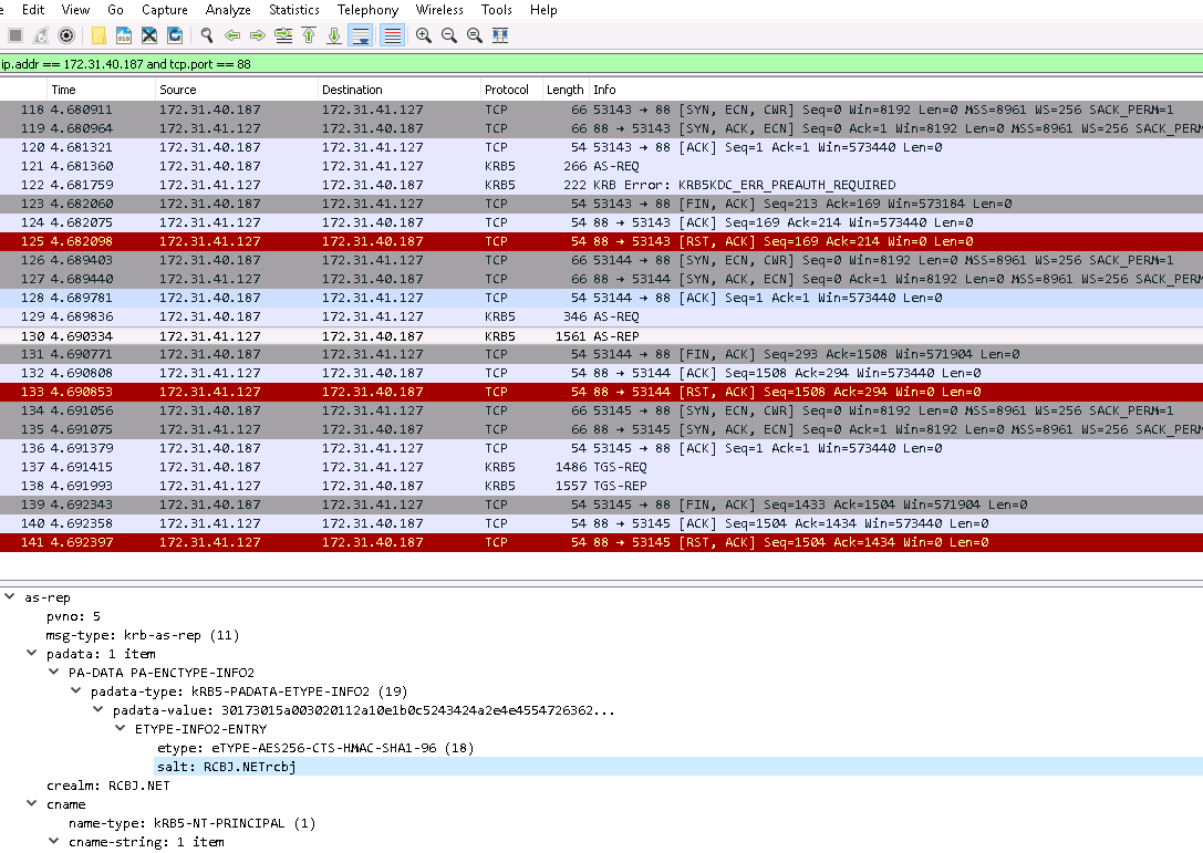 examples of wireshark captures