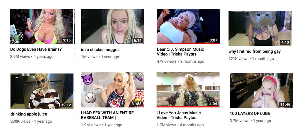 Video trisha paytas YouTube star