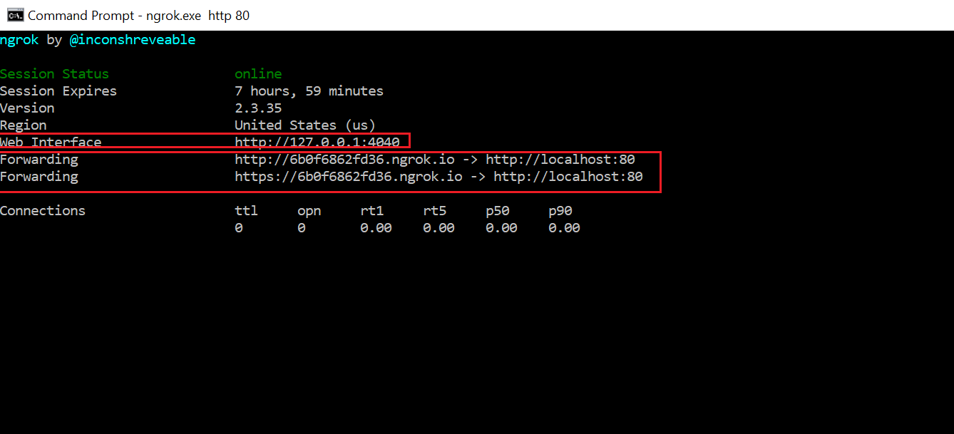 share files externally through ngrok and python http server