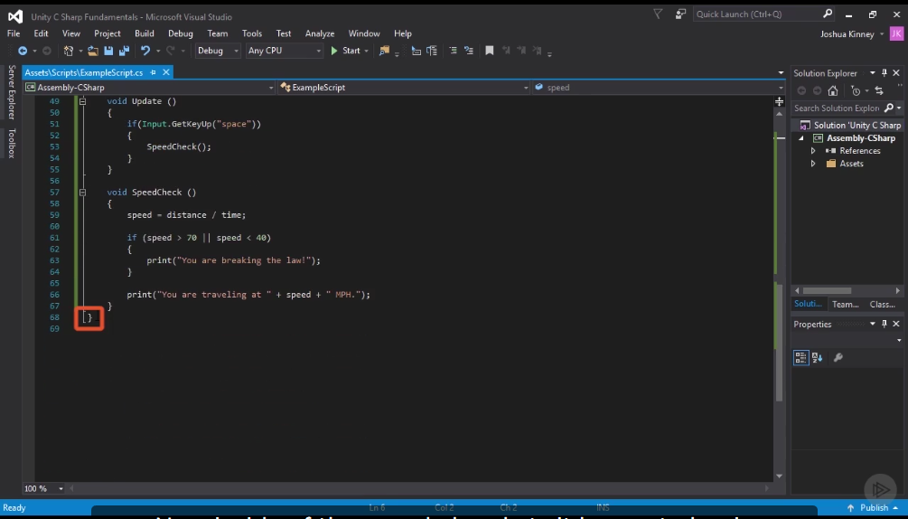 Unity: programación de videojuego básica en C#. Parte 2: controlando el ...