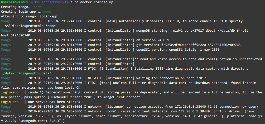 How to build a Node.js and MongoDB Application with Docker Containers ...