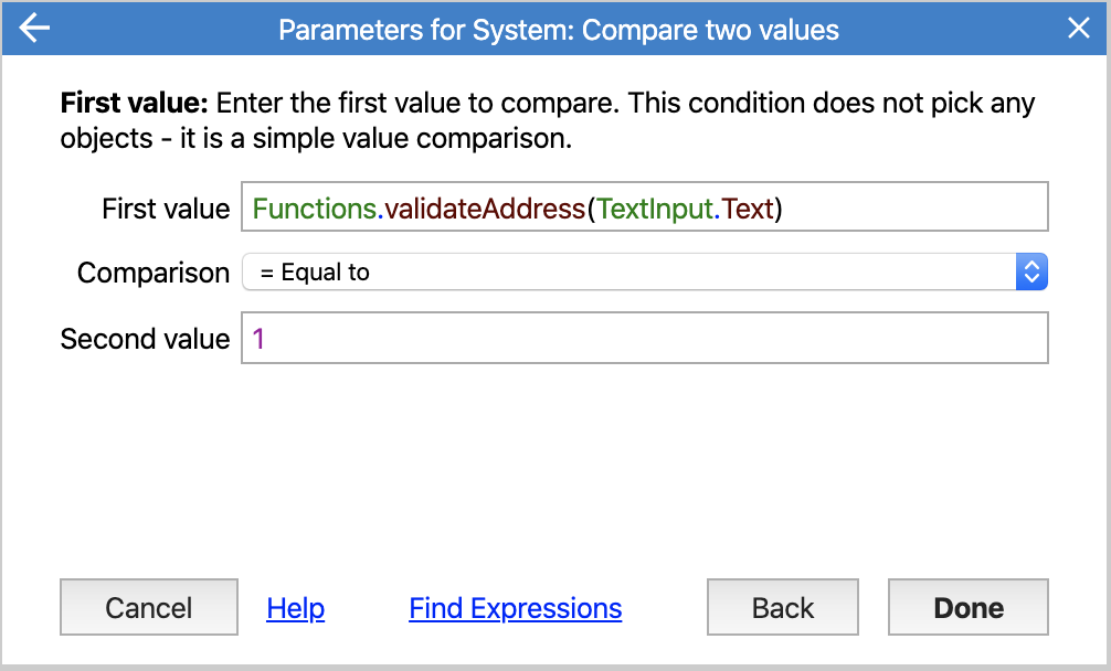 Using our new function