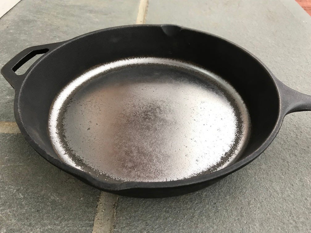 Polishing a Modern CastIron Pan Christopher Lott Medium