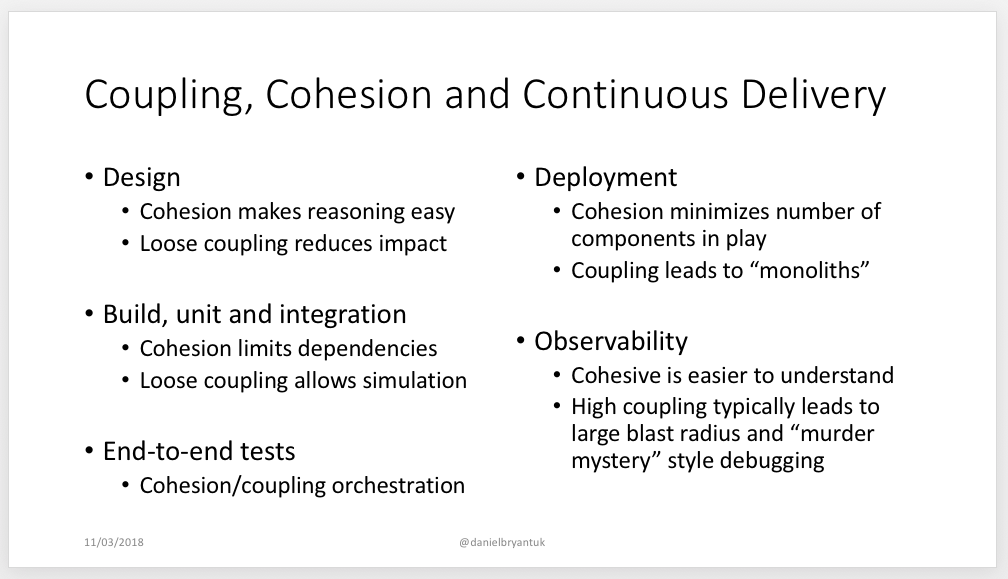 Microservice Testing Coupling and Cohesion (All the Way Down) by