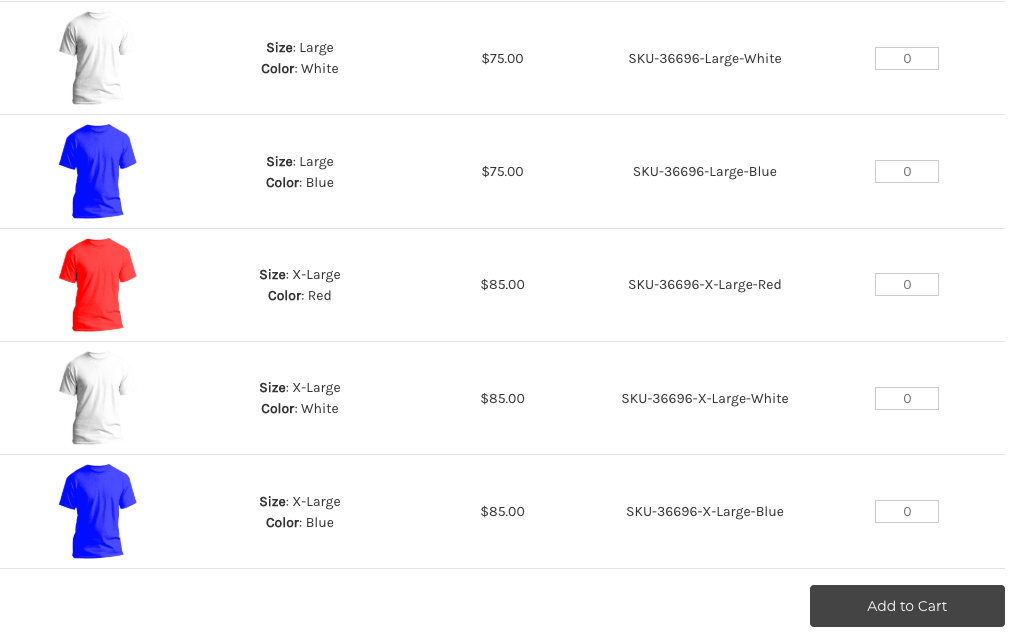 Build a Bulk Order Form for Product Variants by Brian