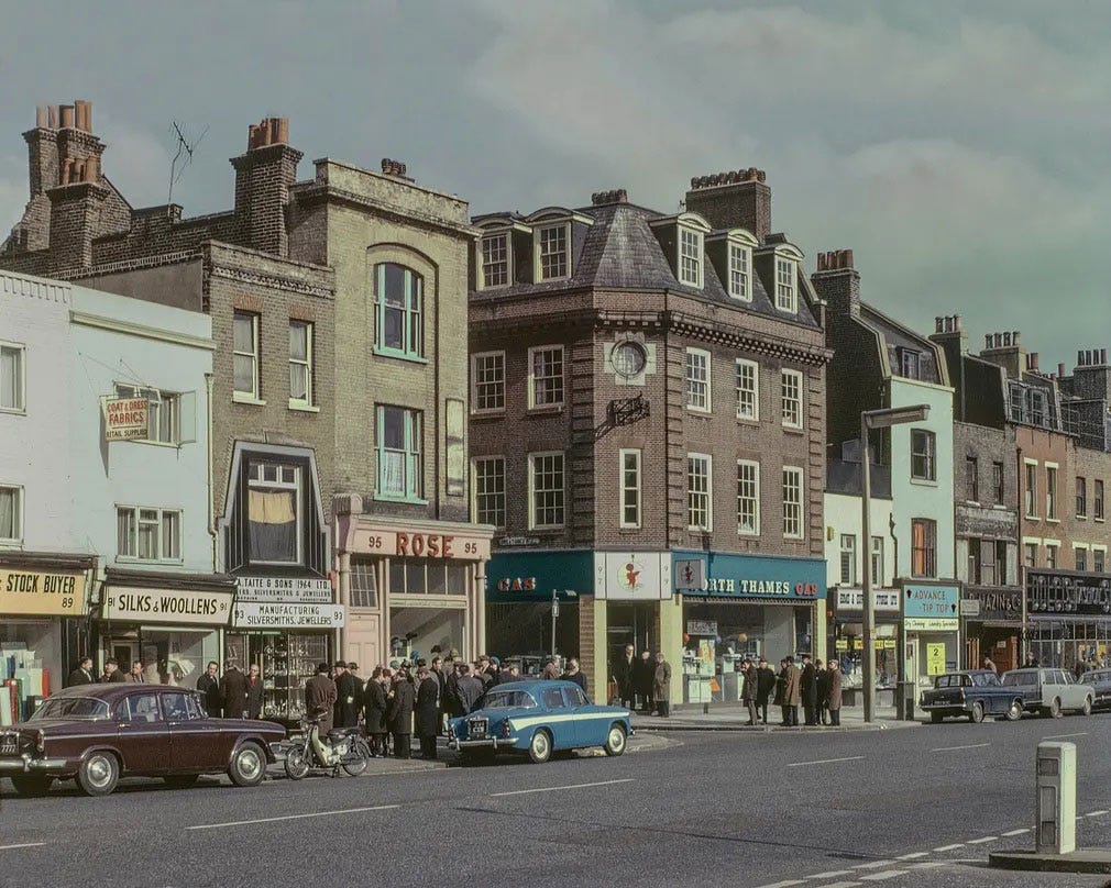 Whitechapel Road, 1965: All photos by David Granick/courtesy Tower Hamlets Local History & Archives Photograph: David Granick
