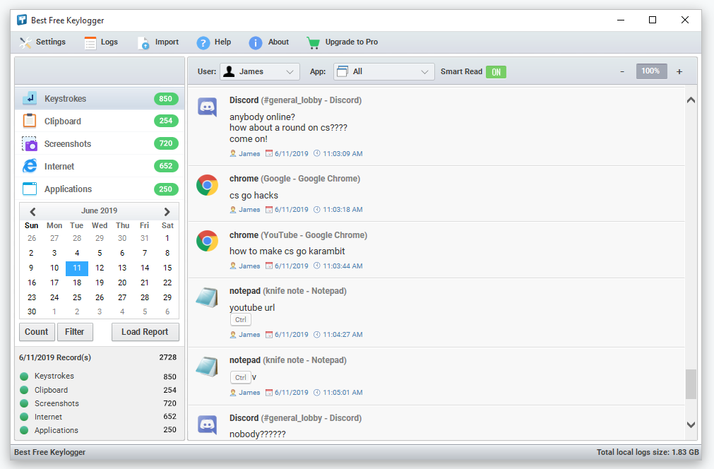 Top 23 Keyloggers for Windows, Mac, Linux, Chromebook, iOS, Android