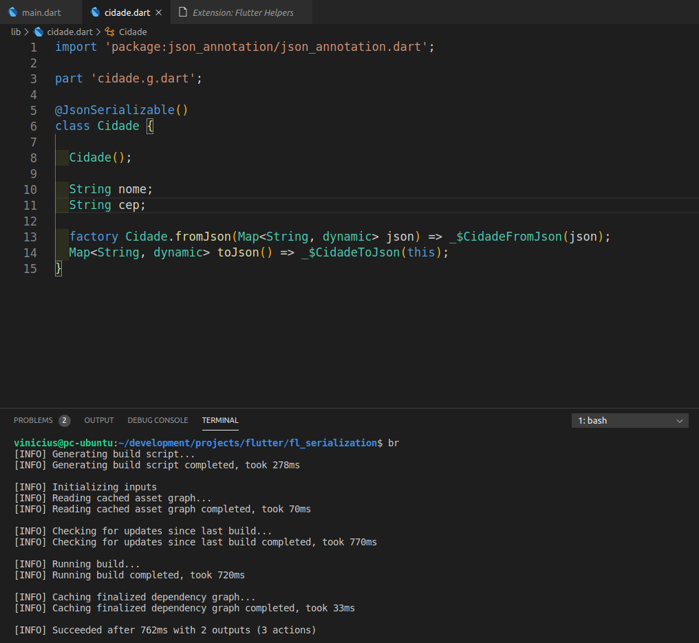 Flutter — Como usar o build runner pra gerar modelos by Vinicius