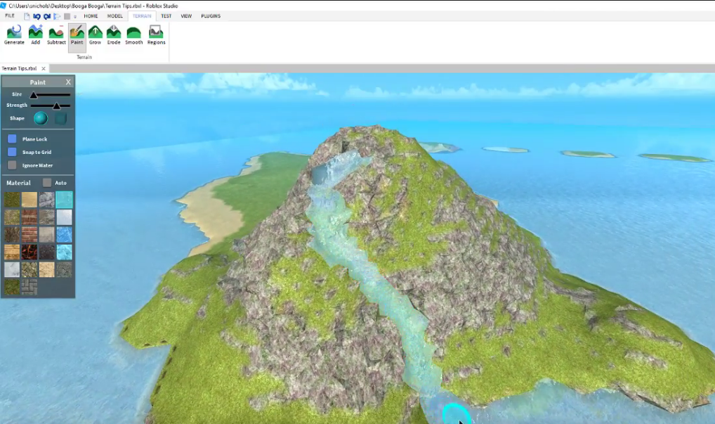 Tips For Building Beautiful Terrain By Sawyer Nichols Roblox Developer Medium - how to make a custom cape in roblox studio