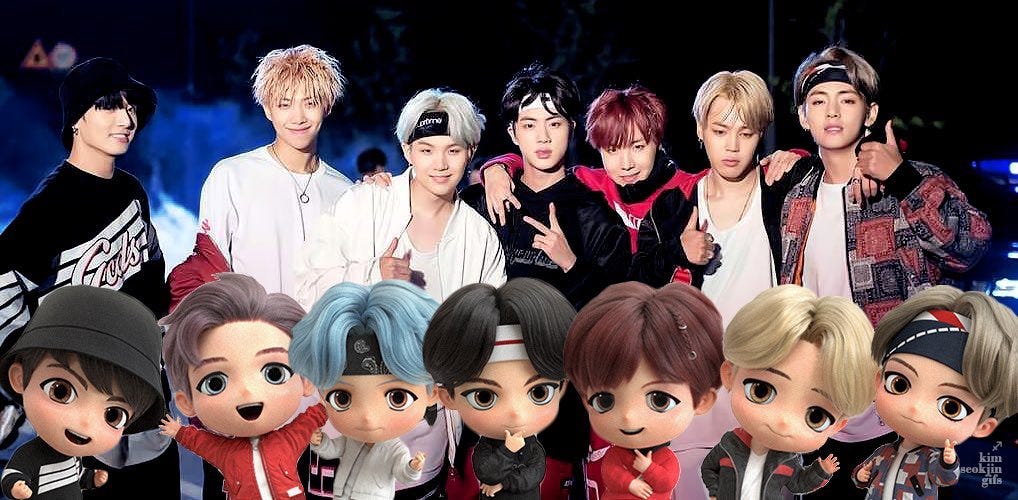 tiny tan bts figures dynamite