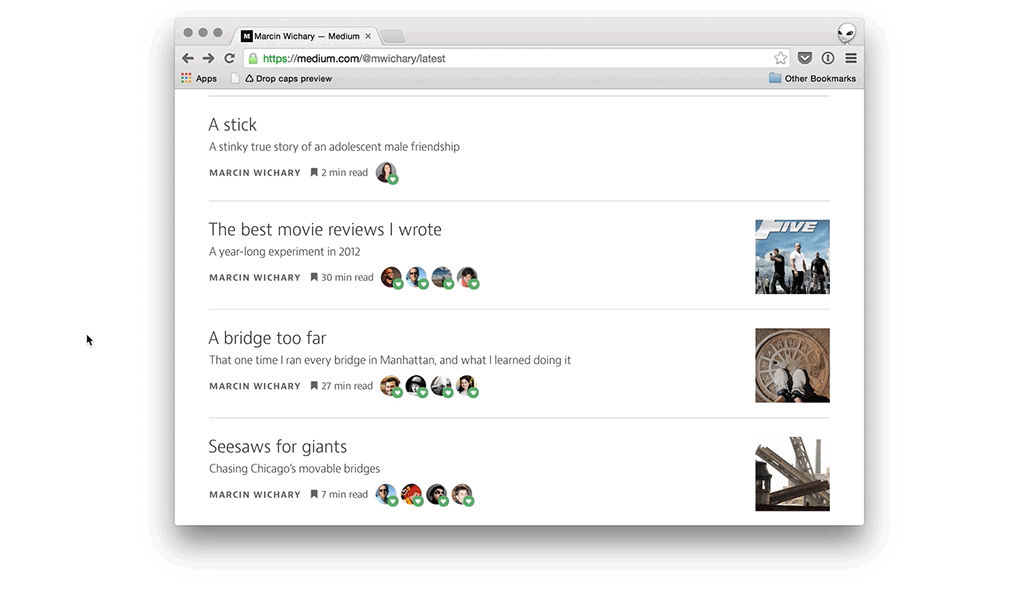 Bookmarklets in the design world Medium.design