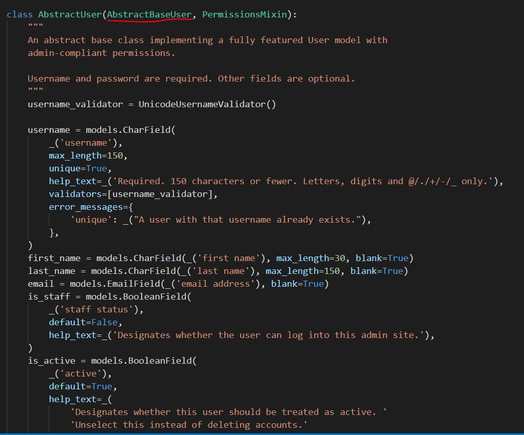 EMail as Primary Key in Custom User Model in Django by Harshith
