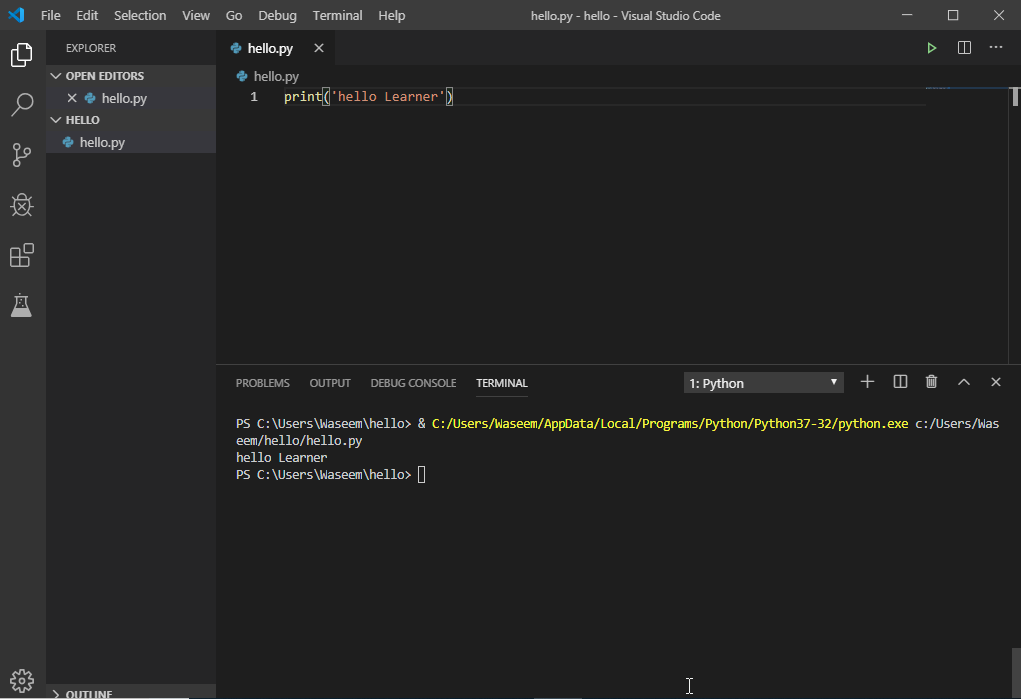 variable exploerer for python in visual studio