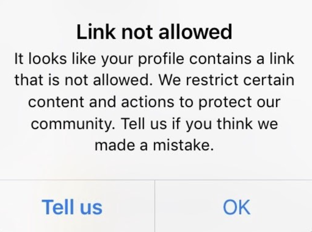 Why Instagram Blocked Your Link in Bio and How to Fix It