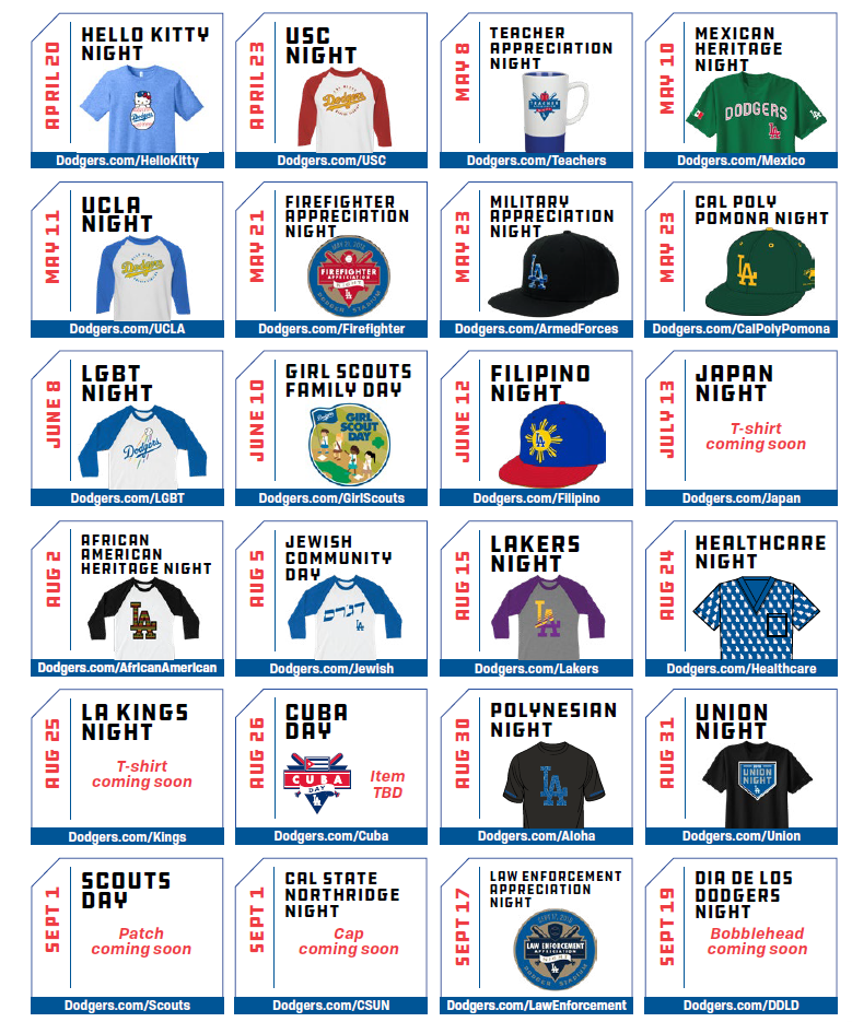 dodgers items