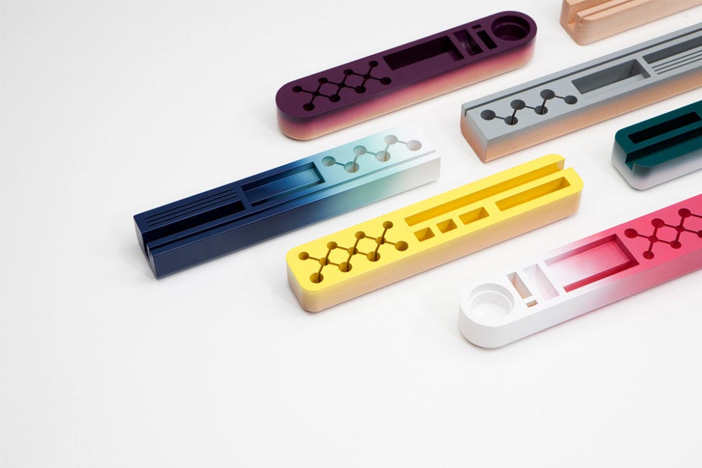 A Colorful Gradient Desk Organizer That Brightens Your Day Up