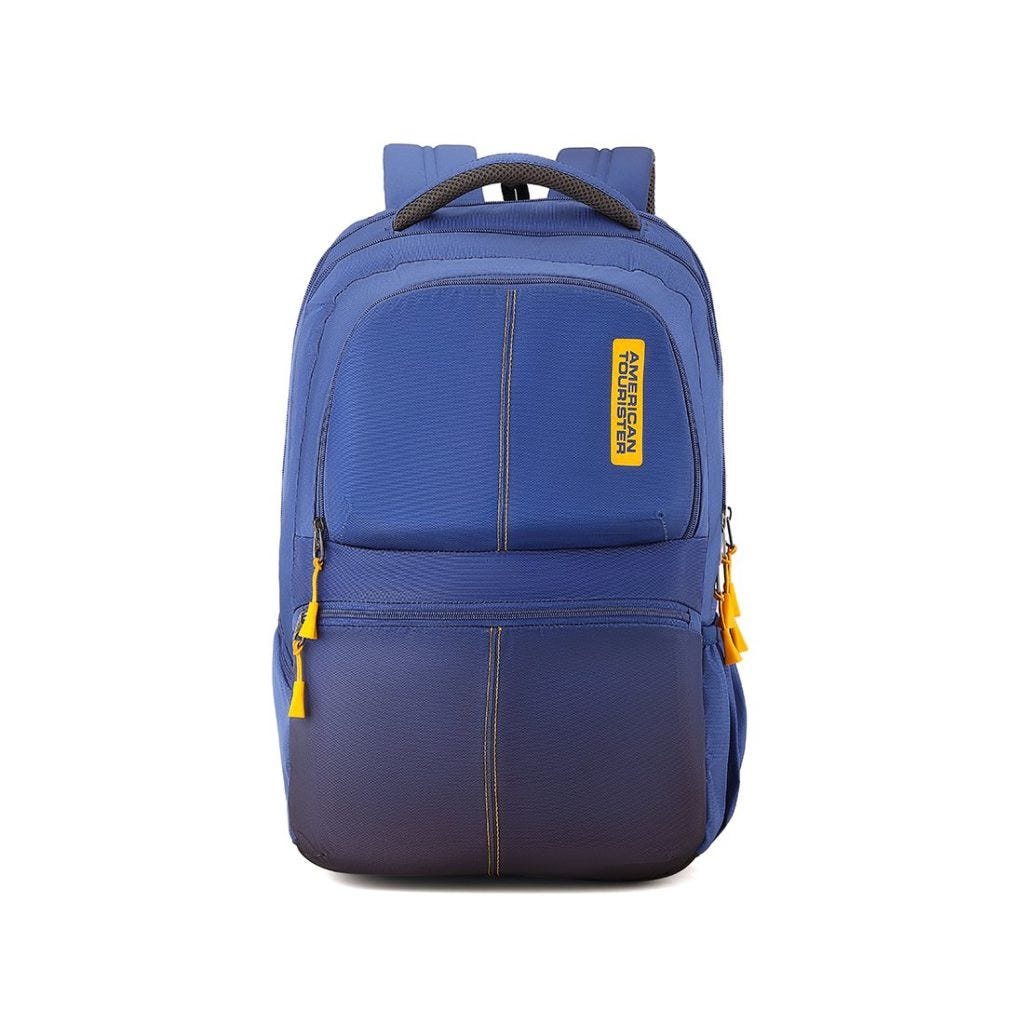 american tourister polyester 28 ltrs blue laptop backpack