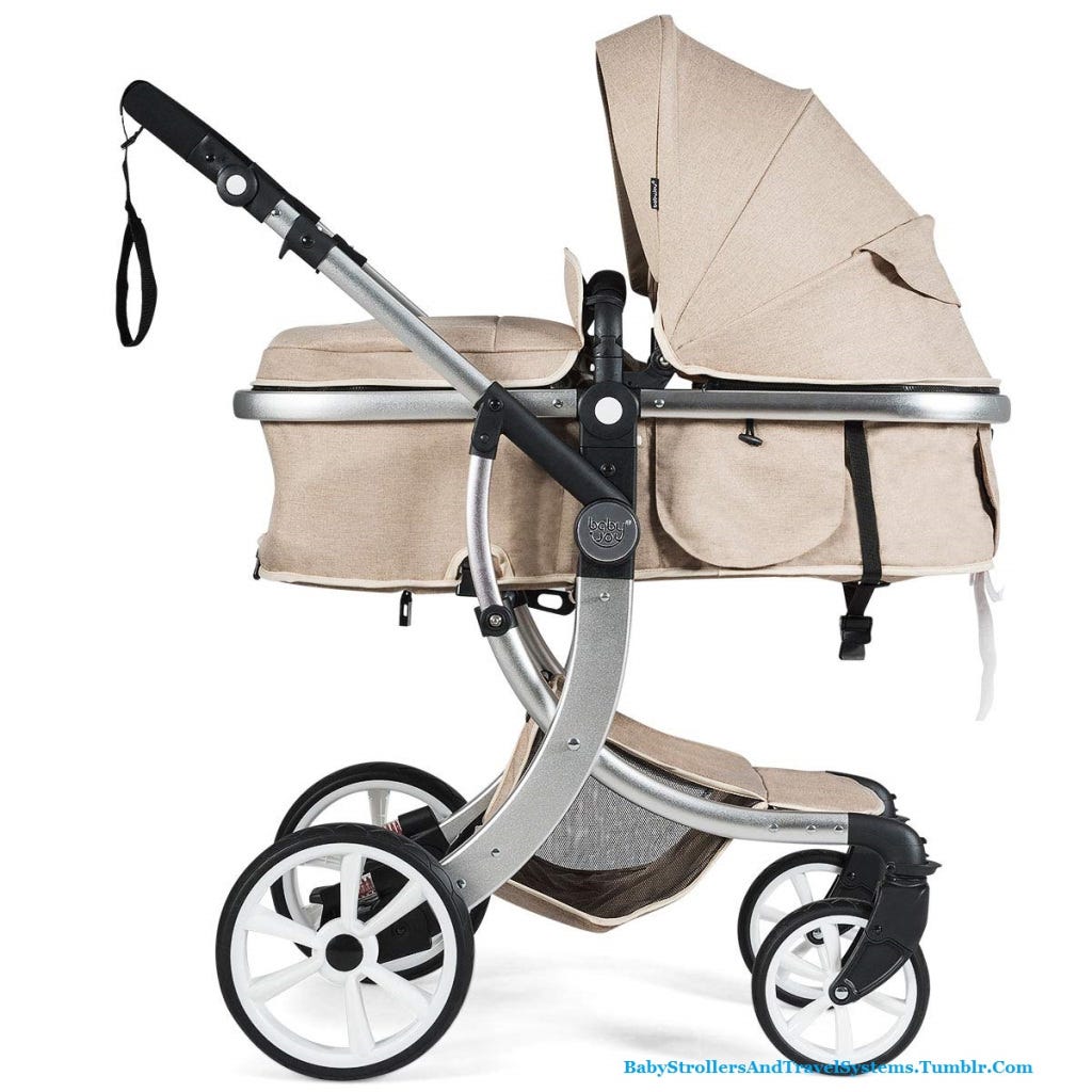 stroller with removable bassinet