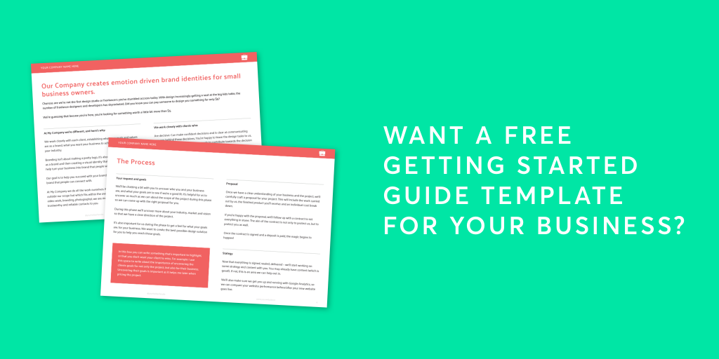 7 Things to include in your Getting Started Guide (includes free resource!)