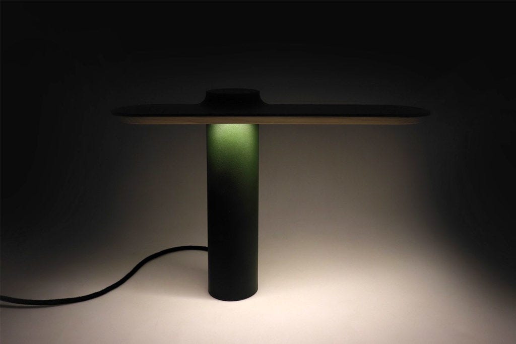 Metal Meets Wood And You Get A Desktop Lamp 123 Design Medium