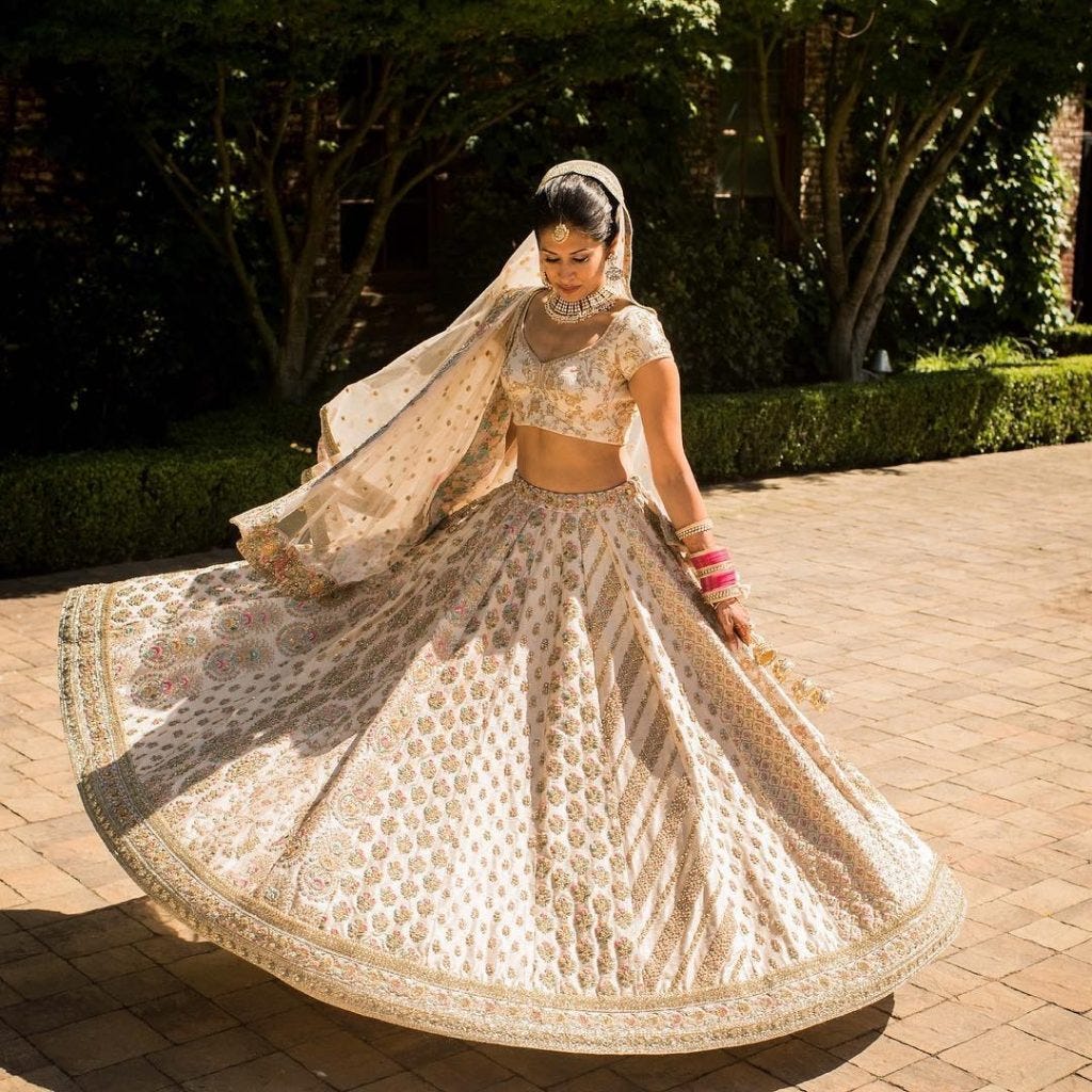 sabyasachi bridal lehenga on rent