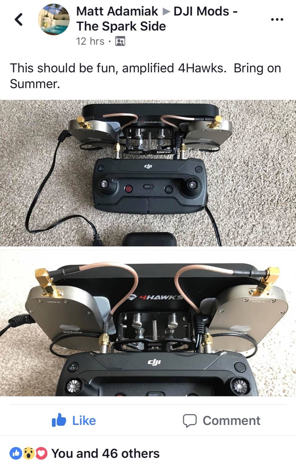 dji spark mods
