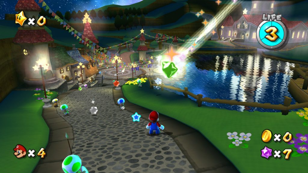 Super Mario Galaxy. Beautiful as far as the eye can… by