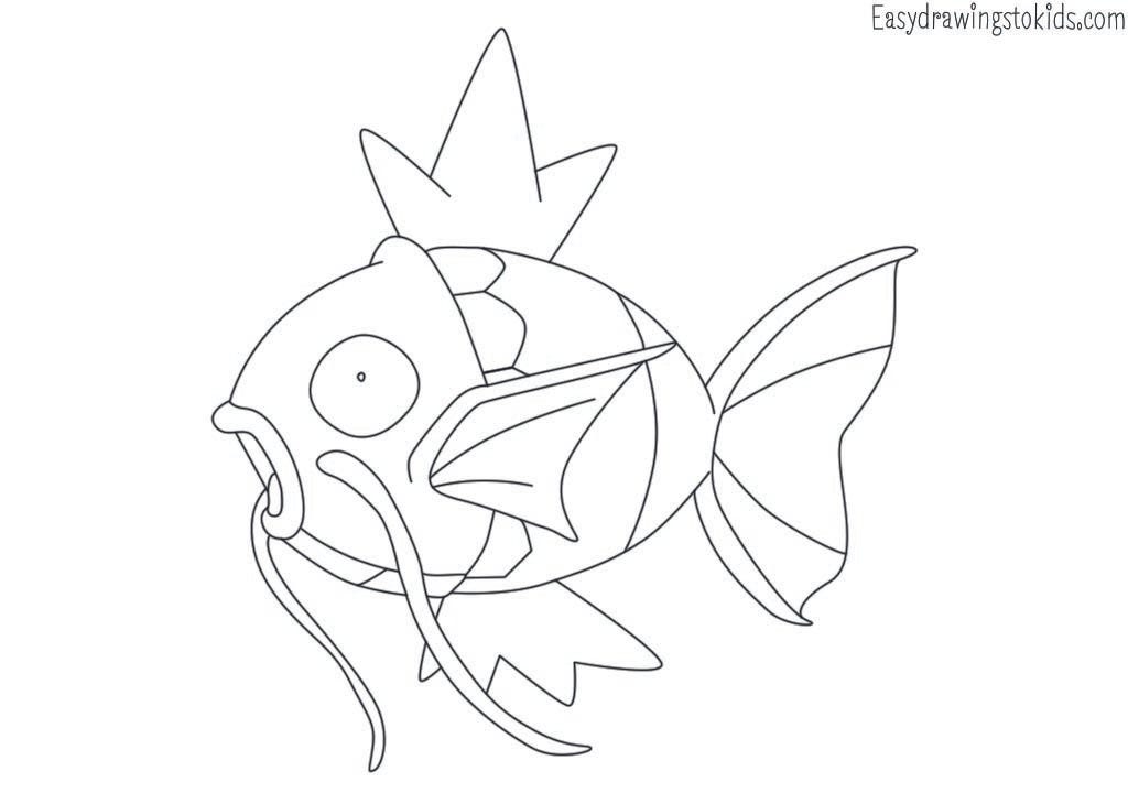 Pokemon Gible Coloring Page Coloring Pages