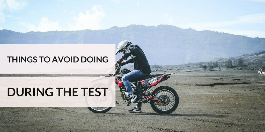 motorcycle test