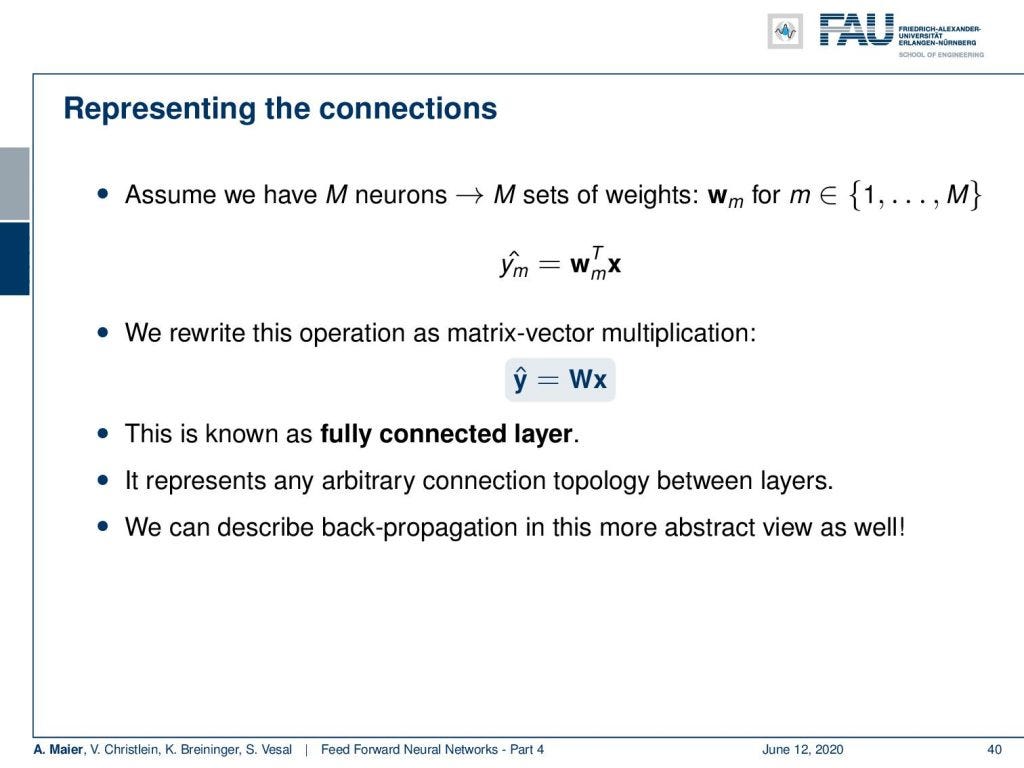 Feedforward Networks Part 4 Layer Abstraction By Andreas Maier Towards Data Science