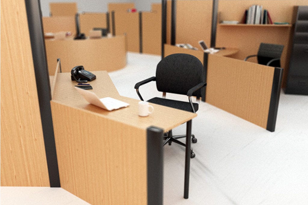 Office Furniture Desks That Make Up The Entire Alphabet