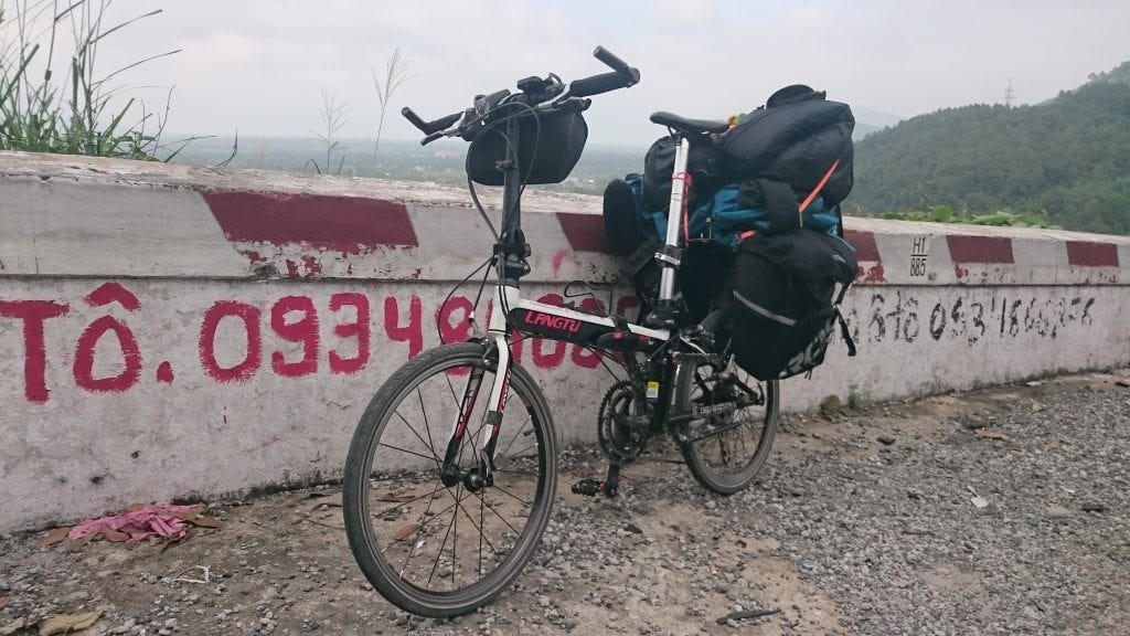 bikepacking folding bike