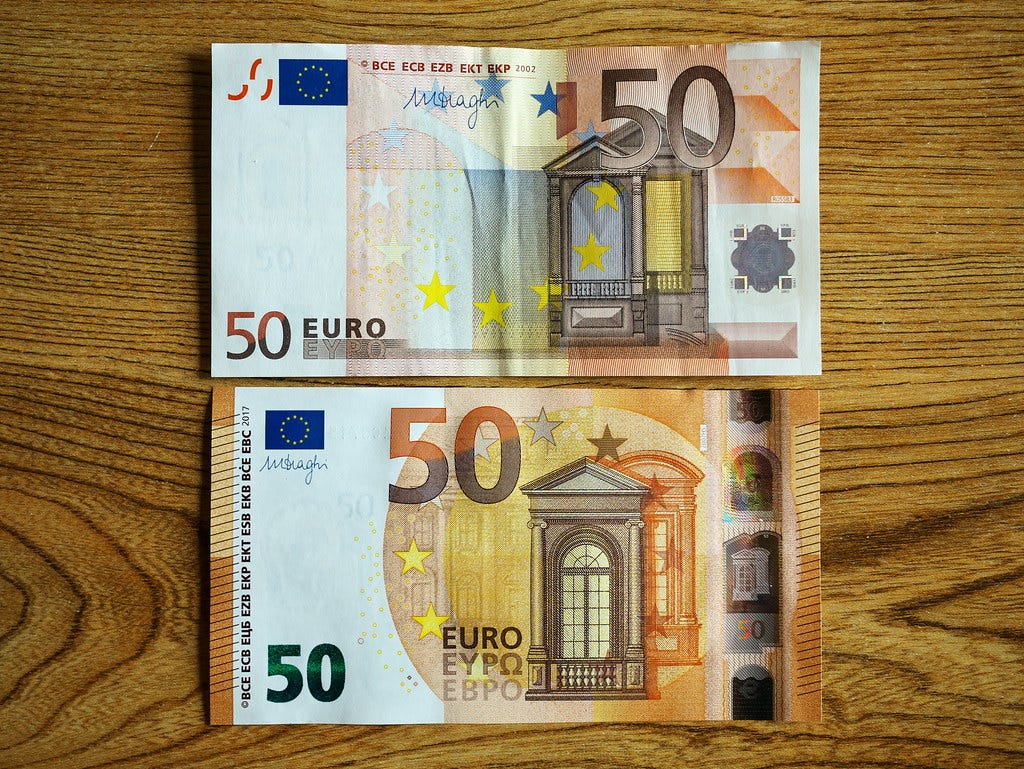 50€ Falsi : Come Riconoscere Una Moneta O Una Banconota In Euro Falsa
