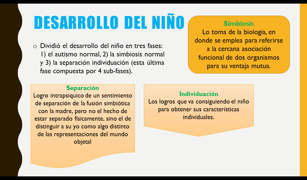 Teoría del Desarrollo de Margaret Mahler by Vanne