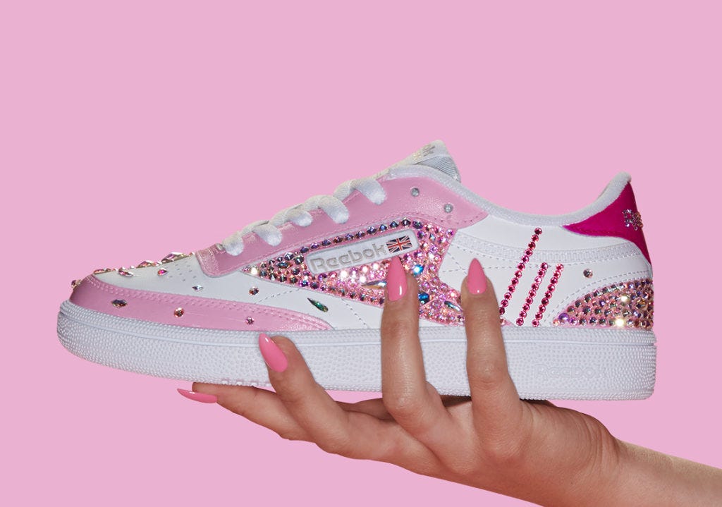 ok google open reebok sneaker drop