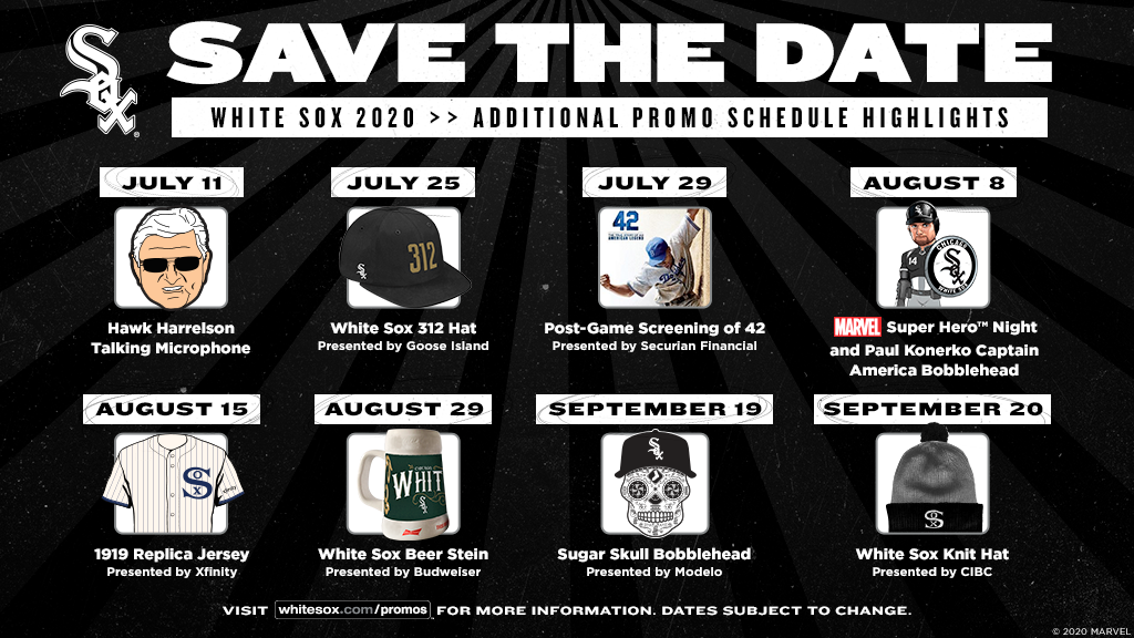 White Sox Announce Additional Promotions for 2020 Season | by Chicago
