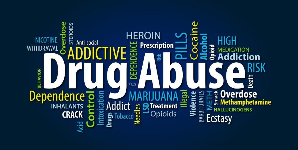 research on the problems associated with drug abuse