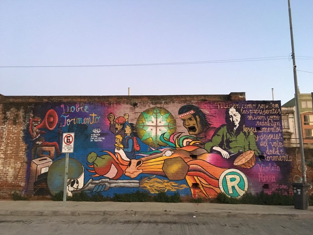 De Valparaiso à Santiago Du Street Art à Chaque Coin De Rue