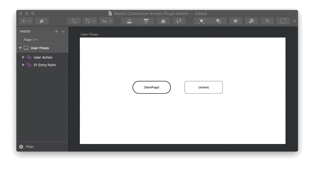 Sketch Plugin Generate Connection Flow Arrows For Sitemaps