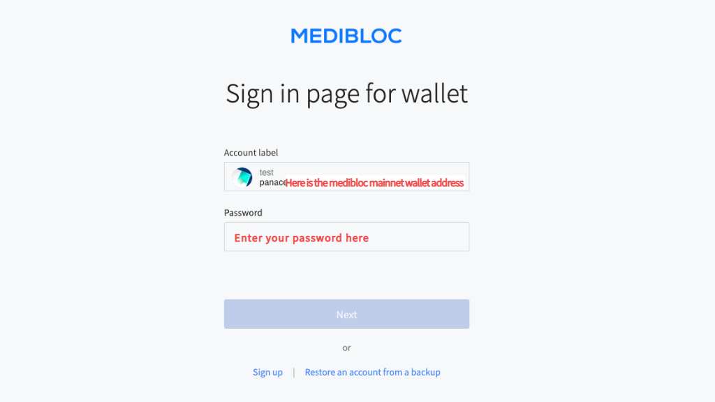 medibloc wallet