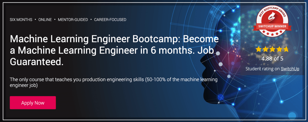 Machine learning engineer bootcamp Clearance