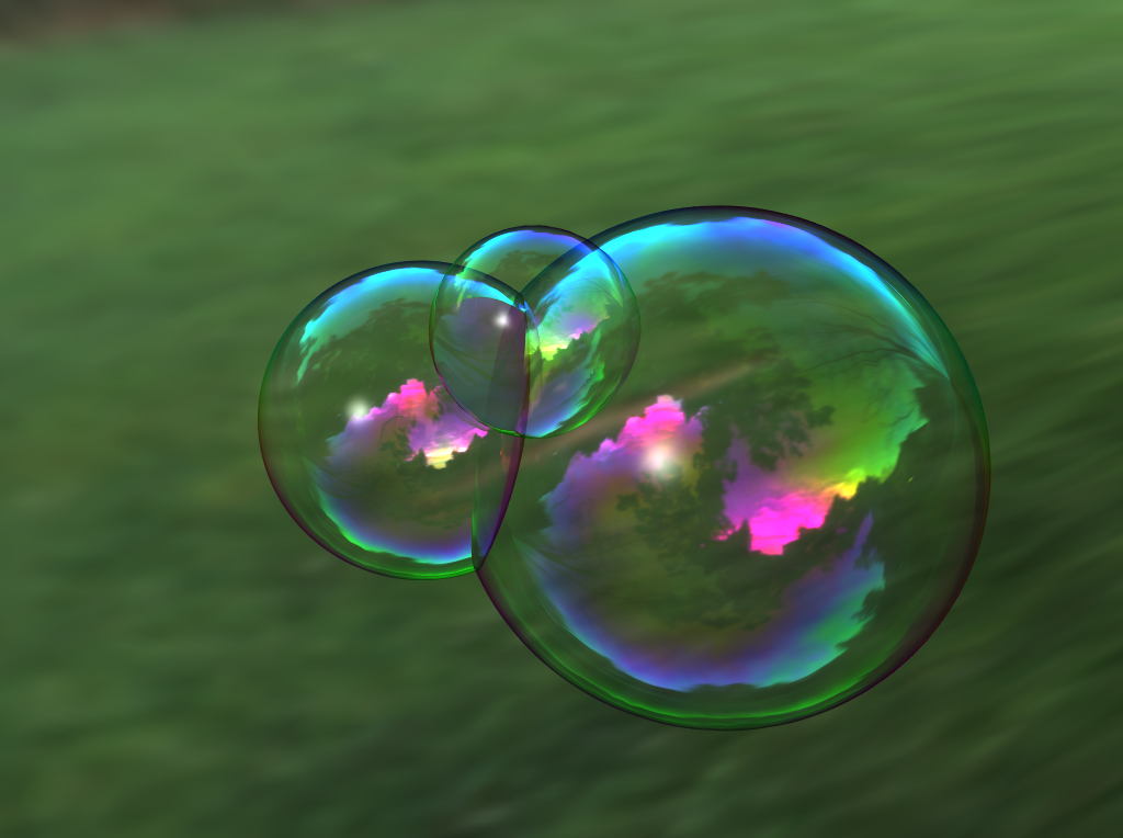 two Bubbles On A Stroll