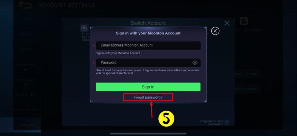 Terbaru Cara Reset Password Moonton Mobile Legend 100% ...