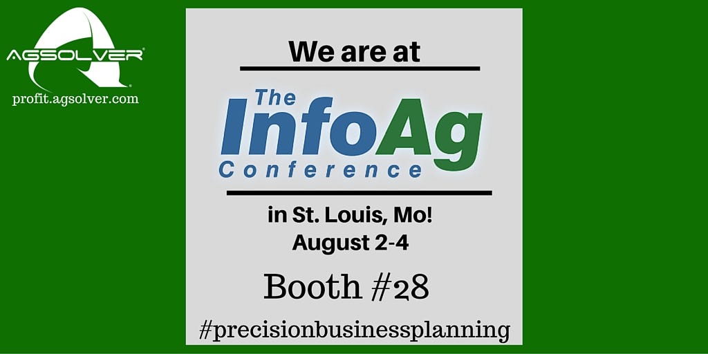 Visit AgSolver at The InfoAg Conference by Emily Blum Medium