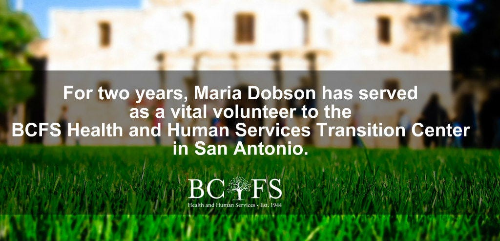 Meet Maria Key Volunteer At Bcfs Health And Human Services