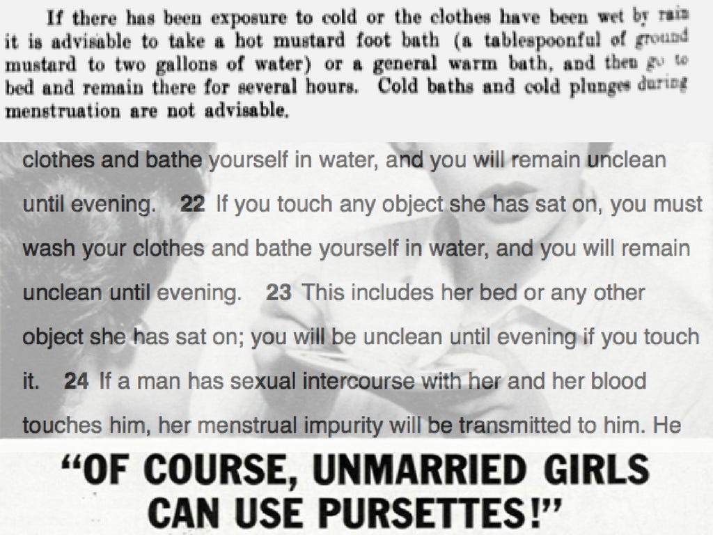 You Can T Do That On Your Period A Compendium Bloody Hell Medium